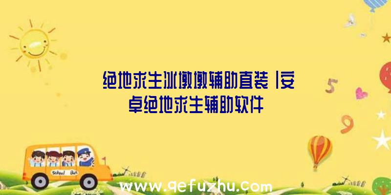 「绝地求生冰墩墩辅助直装」|安卓绝地求生辅助软件